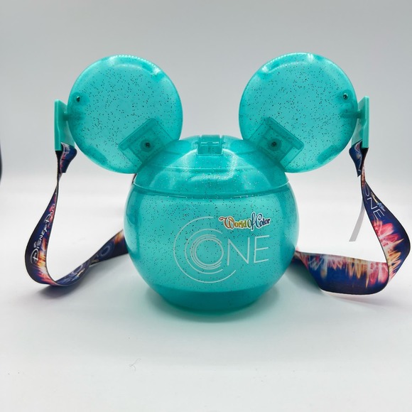 Disney Other - Disney Parks World of Color One 100th Teal Color Changing Light Up Sipper Cup